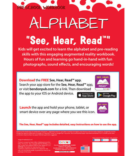 PRE K-K ALPHABET AR WORKBOOK