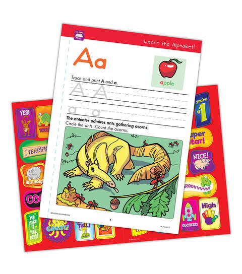 PRE K-K ALPHABET AR WORKBOOK