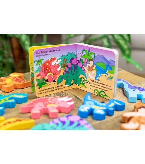 TSS CHUNKY WORLD DINOSAURS PUZZLE AND BOOK