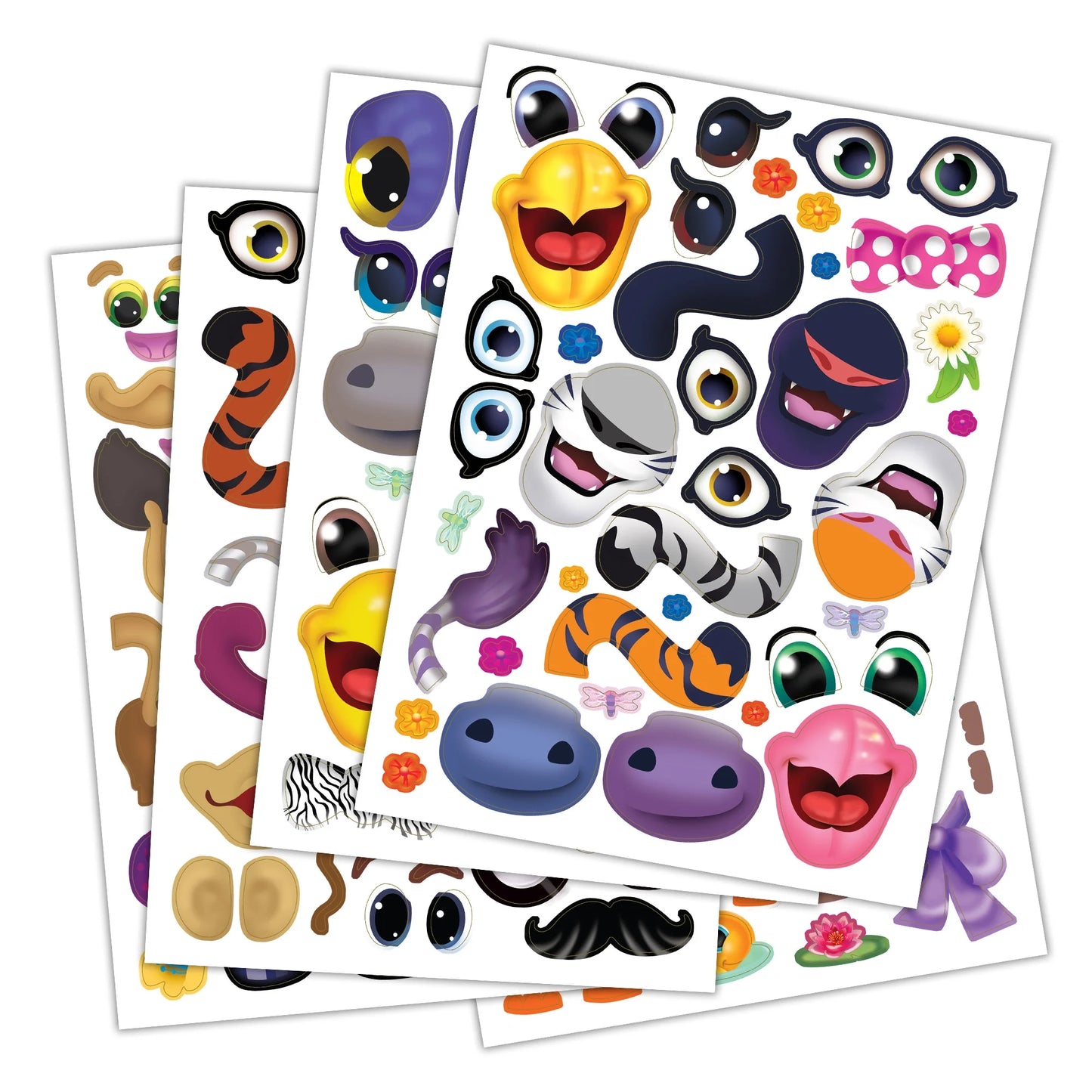 STICKER FACE ZANY ZOO CREATE A FACE