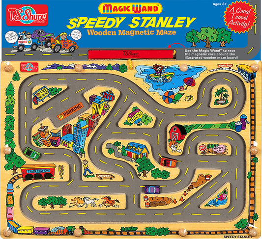 TS SHURE WOOD MAGNET MAZE - SPEEDY STANLEY