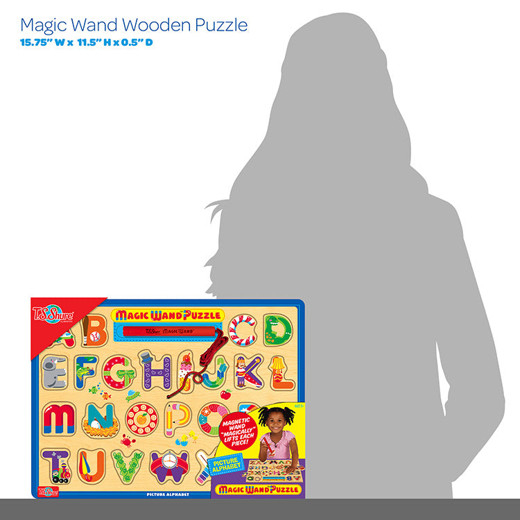 TS SHURE MAGIC WAND WOOD MAGNETIC PUZZLE WITH MAGIC WAND