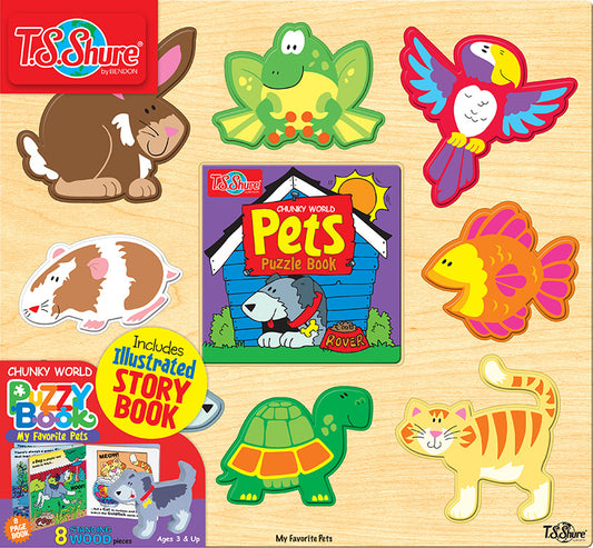 TSS CHUNKY WORLD PETS PUZZLE AND BOOK