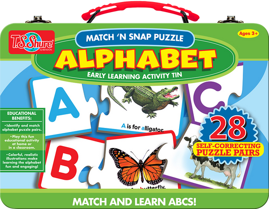 TSS ALPHABET MATCH N SNAP LNCH BX