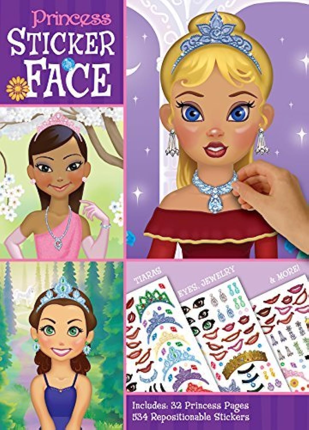 DP PRINCESS CREATE-A-FACE STICKERS