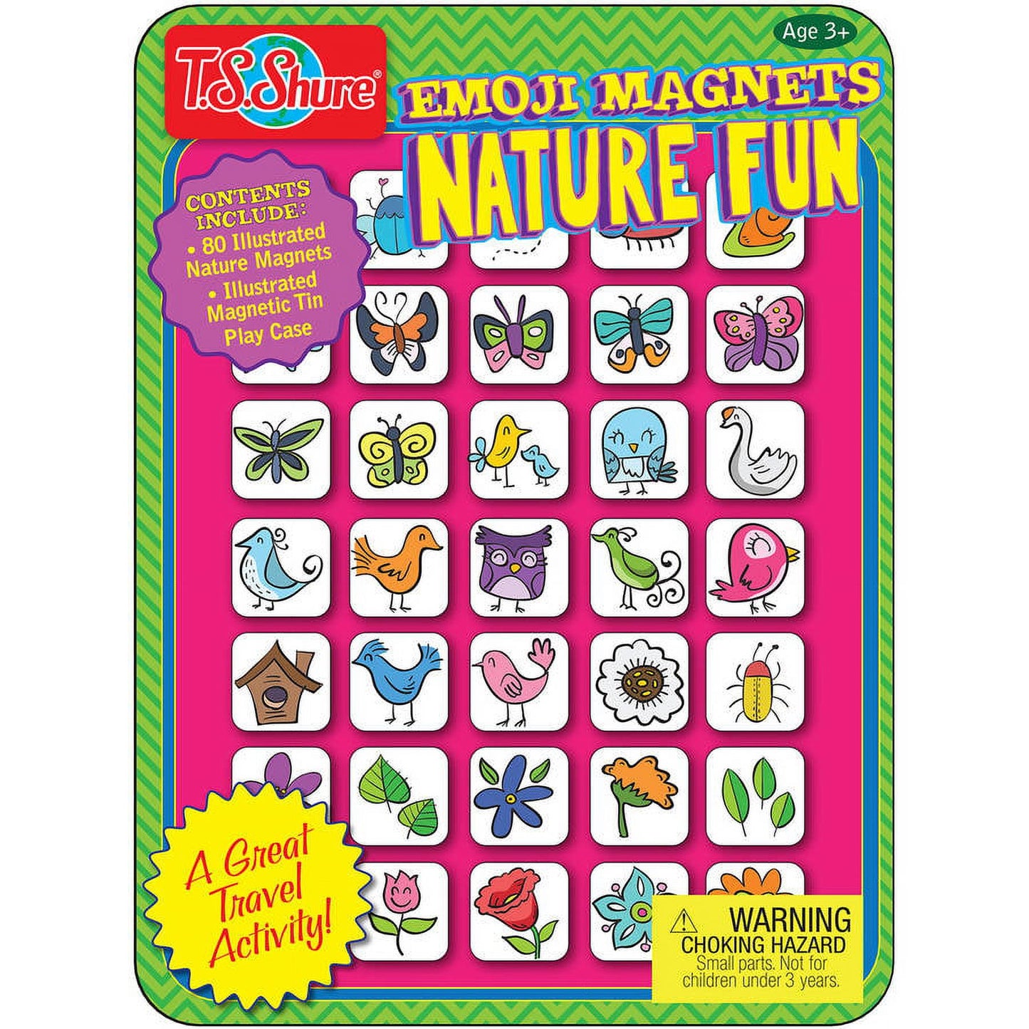 EMOJI MAGNETS NATURE FUN TIN